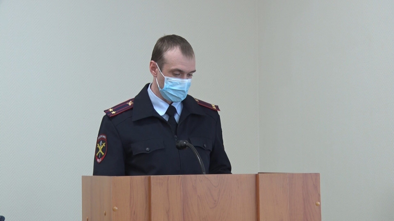 Начальник ОВД Ирбита выступил с докладом на заседании Думы Ирбитского МО