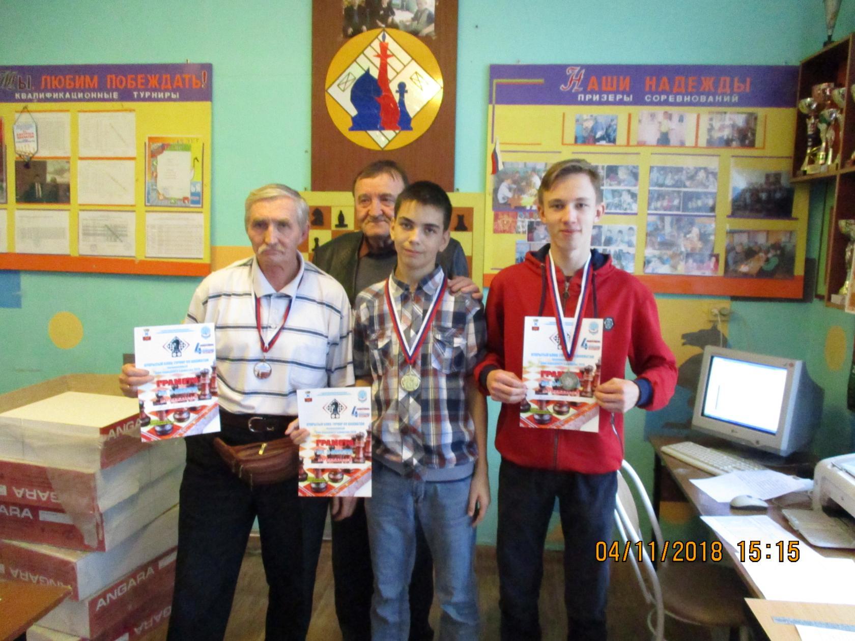 Итоги Открытого блиц-турнира по шахматам