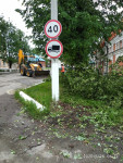 Все коммунальные службы города, начиная с прошедшего вечера, занимаются ликвидацией последствий шквалистого ветра